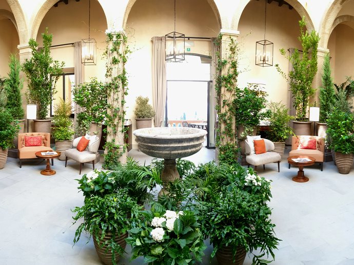 Orangerie at Villa San Michele, Florence - panoramic view